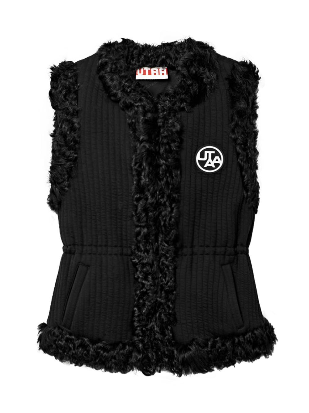 UTAA Duvet Wool String Down Vest :  Women&#039;s Black (UB4DVF592BK)