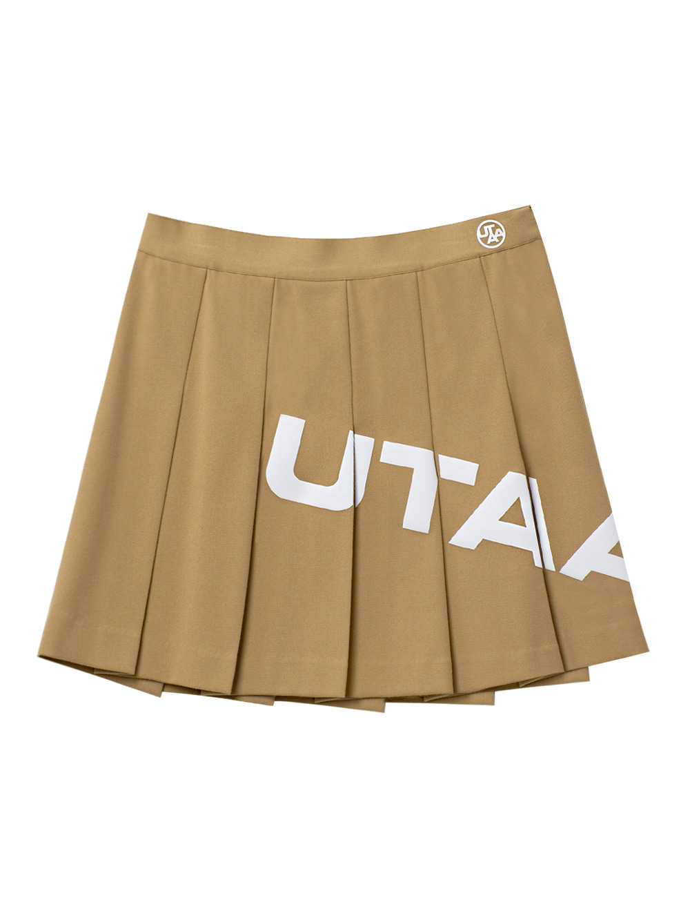 UTAA Bounce Logo Basic Skirt : Beige(UC1SKF763BE)