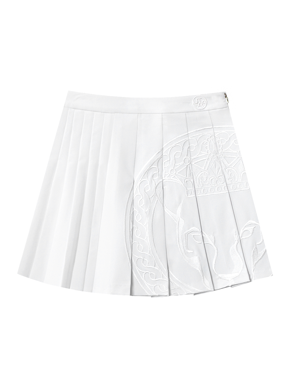 UTAA Plain Ring panther Flare Skirt   : Women&#039;s White(UC2SKF165WH)