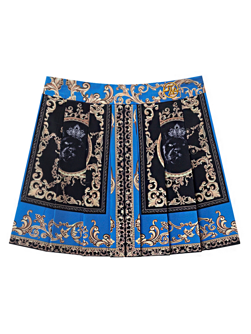 UTAA Bright Baroque Short Skirt : Women&#039;s Blue(UC2SKF303BL)
